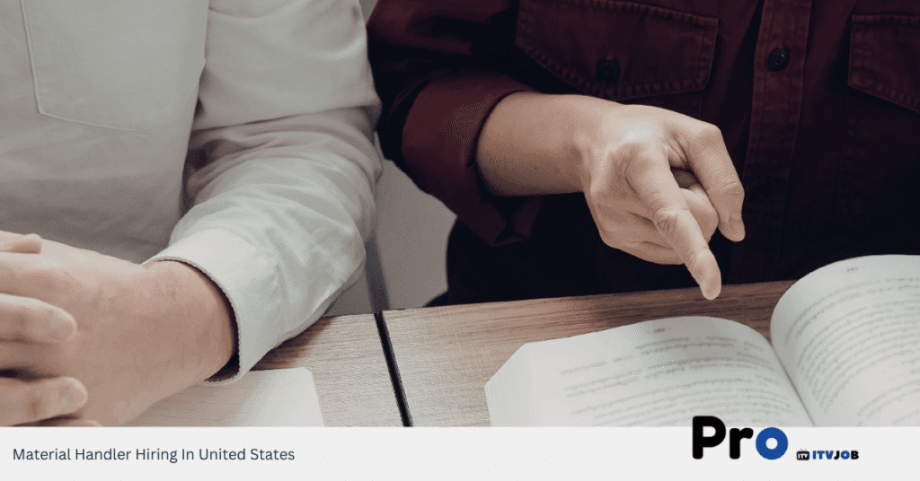 Material Handler Hiring In United States