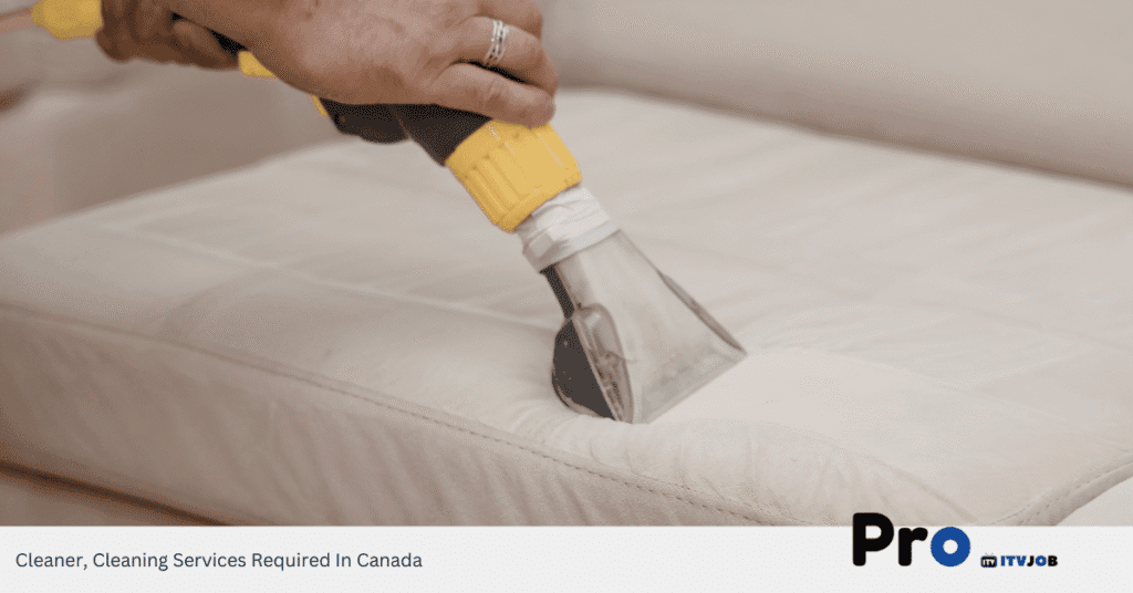 Cleaner, Cleaning Services Required In Canada