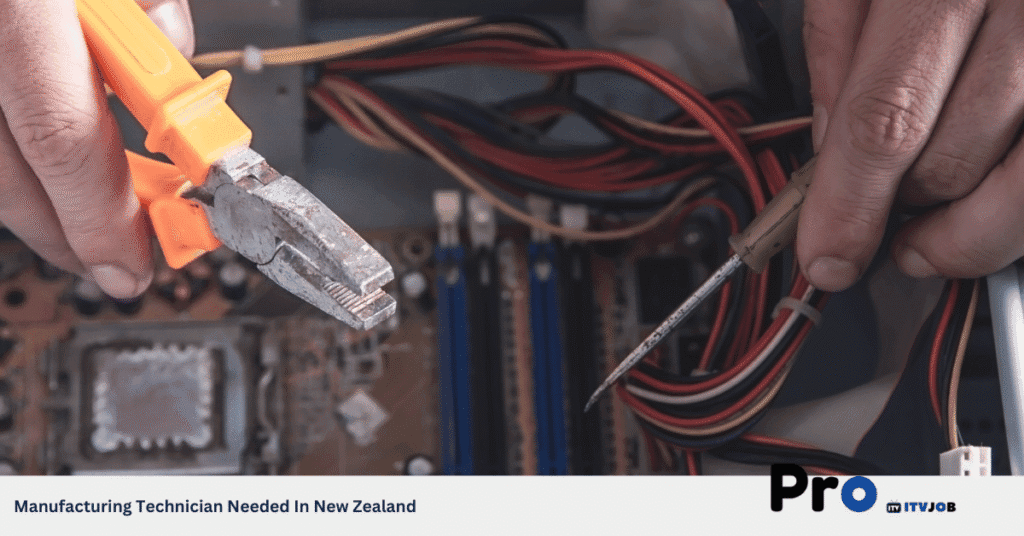 Manufacturing Technician Needed In New Zealand