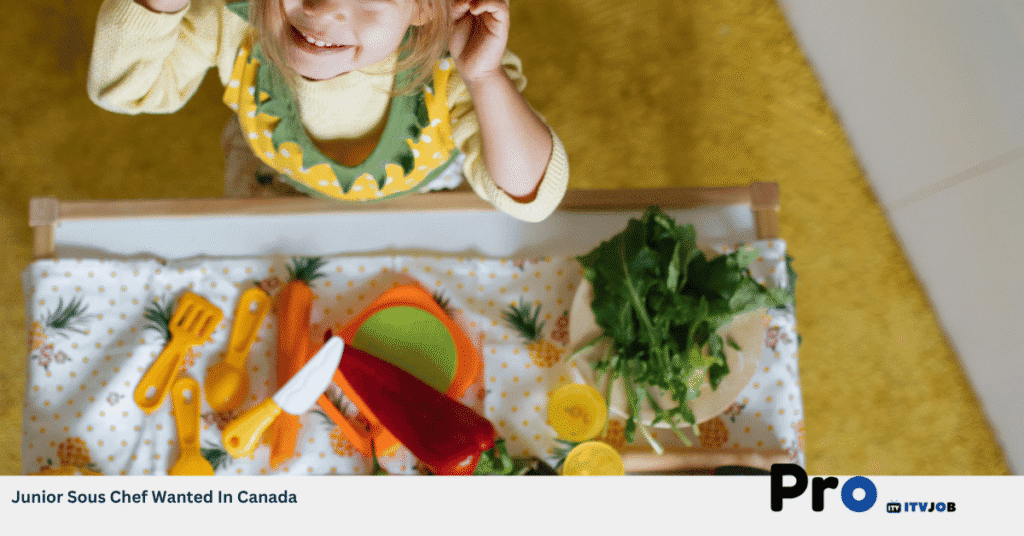 Junior Sous Chef Wanted In Canada